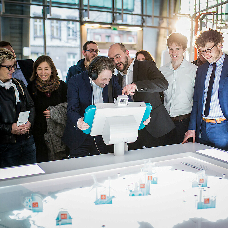 Energising – Wolfgang Korek shows off the fruits of his cluster’s labors