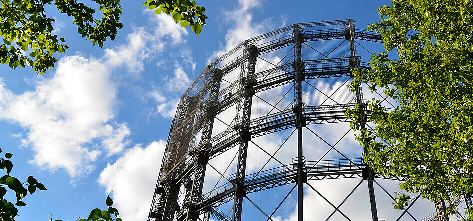 EUREF Campus old gasometer on EUREF Campus