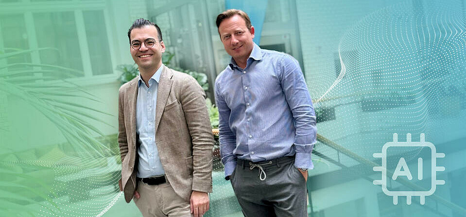 Dr. Kevin Yam (CITO coeo Group) und Sebastian Ludwig (CEO coeo Group) Dr. Kevin Yam (CITO coeo Group) und Sebastian Ludwig (CEO coeo Group)