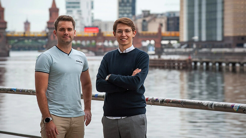 Daniel Seidel and Sven Przywara from LiveEO