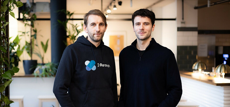 The service.health founders, Manuel Blechschmidt und David Matthaei