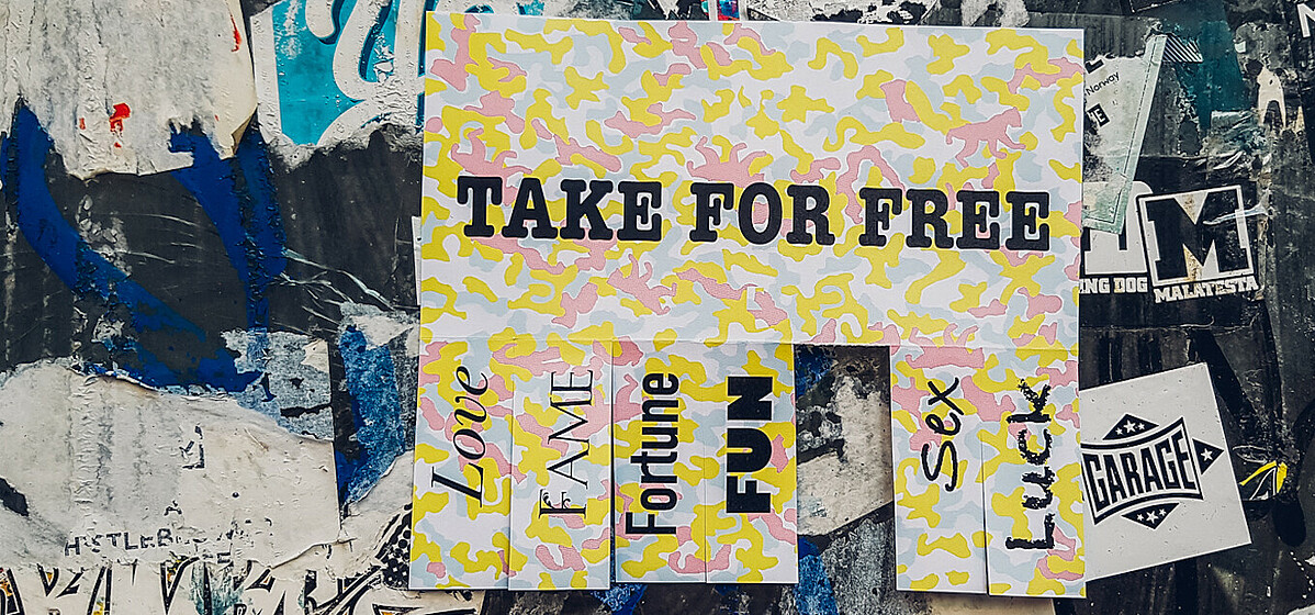 Take For Free: Fun, Fame, and Fortune | © Frank R. Schröder Take For Free: Fun, Fame, and Fortune | © Frank R. Schröder