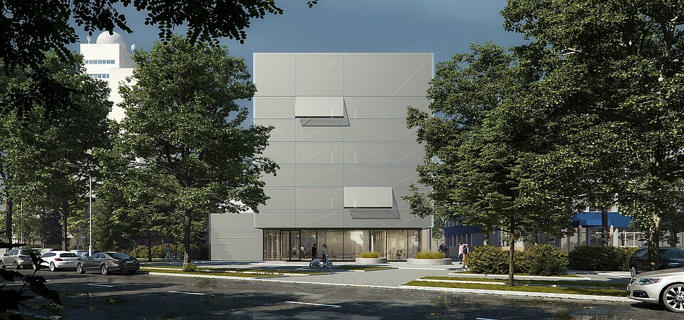 Rendering of the Chemical Invention Factory