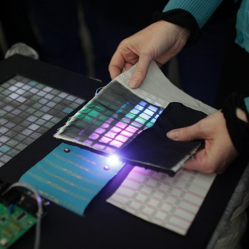 © Veronika Aumann, Screenstoff 1, Materialprobe, Foto: VMA