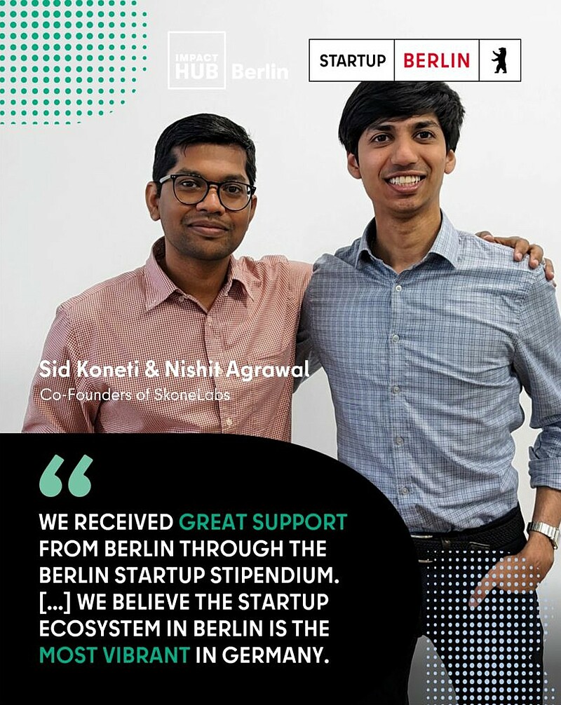 Nishit Agrawal & Sid Koneti, Ph.D., Co-founders of SkoneLabs Nishit Agrawal & Sid Koneti, Ph.D., Co-founders of SkoneLabs